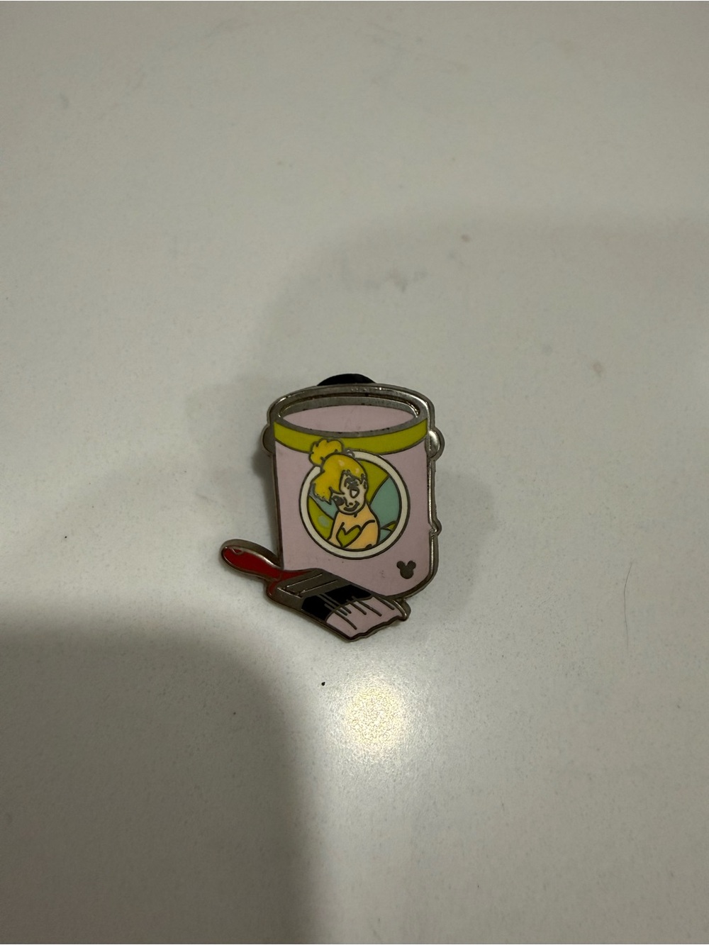 Disney Pink Paint Can Enamel Pin - Character Design